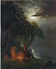 Albert Bierstadt Campfire Site Yosemite